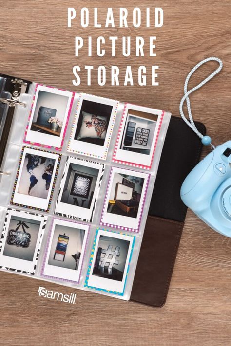 You have all these Polaroid pictures - and nowhere to put them. Create your own DIY photo album using our new picture and trading card sleeves! Diy Photo Album, Picture Storage, Polaroid Picture, Photo Album Diy, Polaroid Pictures, Card Sleeves, 3 Ring Binder, 3 Ring Binders, Diy Photo