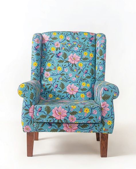 Chumbak Home Decor, Chumbak Prints, Sofa Set Living Room, Floral Armchair, Sofa Classic, Sofa Santai, Sofas Modern, Eclectic Furniture, Classic Sofa