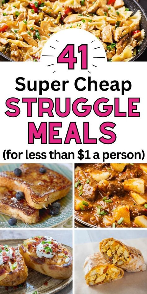 Cheap Dinner Ideas For Family, Cheap Meals On A Budget, Struggle Meals, Cheap Family Dinners, Dinner Ideas For Family, Quick Cheap Meals, Cheap Meal Plans, Frugal Meal Planning, Cheap Dinner Ideas