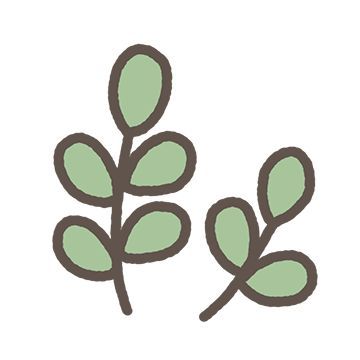 Cute Drawings Plants, Green Doodles Aesthetic, Cute Plant Drawings, Simple Plant Drawing, Plant Drawings Simple, Green Doodles, Cute Flower Drawing, Leaf Icon, Plant Doodle