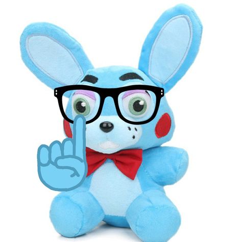 FNAF 2 Toy Bonnie Plush, Fnaf 2, Cute Eyes Drawing, Toy Bonnie, Cartoon World, Fnaf Memes, Fnaf Funny, Purple Guy, Cute Eyes