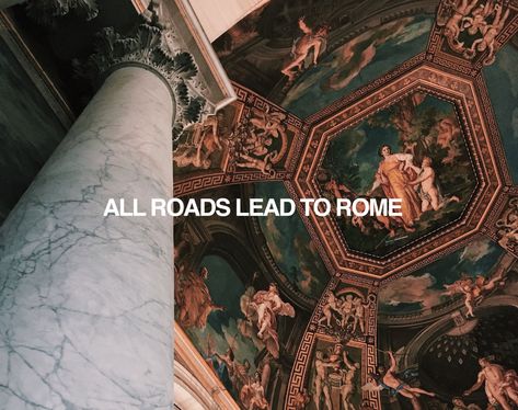 Rome Quotes, All Roads Lead To Rome, A Softer World, The Borgias, Lifestyle Art, What Is Tumblr, Heart Sign, Historical Architecture, Rome Italy