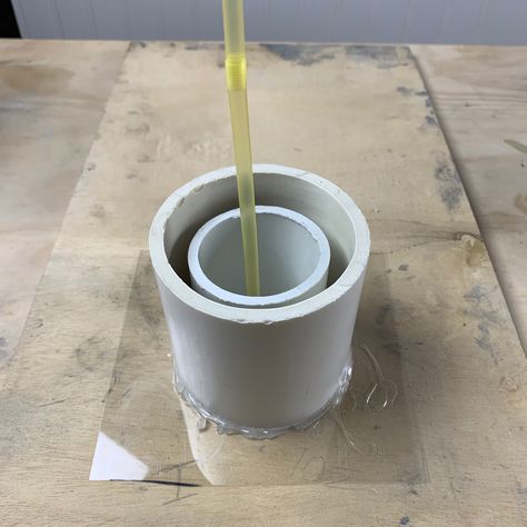 An easy tutorial for making a DIY cement planter from a silicone mold. Use PVC pipes to make the mold. Glaze the concrete planter with resin to look like pottery! #siliconemold #cementcrafts #diyconcrete #diycement #diyplanters #potteryplanter #artsyprettyplants Diy Molds For Concrete, Make A Silicone Mold, Cement Decor, Concrete Planter Molds, Molds For Concrete, Concrete Molds Diy, Plant Herbs, Diy Cement Planters, Pots Ideas