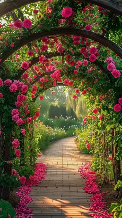 Beautiful Garden Background, Aesthetic Garden Background, Flowers Scenery, Pink Aesthetic Wallpaper Nature, Flowers Garden Background, European Landscape, Rose Garden Aesthetic, Secret Garden Aesthetic, Garden Background