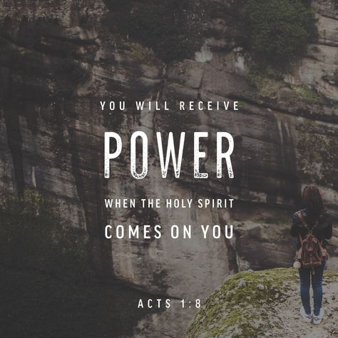 But you will receive power when the Holy Spirit comes on you; and you will be my witnesses in Jerusalem, and in all Judea and Samaria, and to the ends of the earth. Acts 1 8, Holy Spirit Come, Acts 1, Bible Challenge, New American Standard Bible, The Holy Spirit, Verse Of The Day, Of The Earth, Bible Verses Quotes