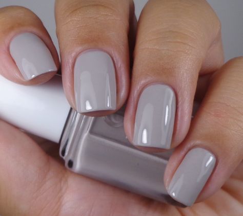 Essie: ☆ Take It Outside ☆ ... from the Essie Dress To Kilt Collection of Fall 2014. GREAT formula! Grey Nail Designs, Gray Nails, Essie Nail Polish, Colorful Nail Designs, Essie Nail, Fall Nail Colors, Beautiful Nail Designs, Manicure Y Pedicure, Nail Arts