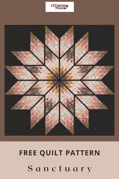 Prismatic Star Quilt Pattern Free, Free Cross Patterns Printable, Free Lone Star Quilt Pattern, Morning Star Quilt Pattern Free, Free Star Quilt Patterns Printables, Patchwork Patterns Free, Quilt Inspiration Free Pattern, Star Quilts Patterns Free, Free Quilt Block Patterns Printables