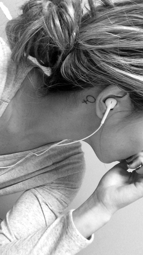 Cute small female tattoo of the female gender sign. Female Gender Sign, Feminism Tattoo, Female Sign, Gender Signs, Feminist Tattoo, Behind Ear Tattoos, Girl Power Tattoo, Knuckle Tattoos, Tattoo Techniques