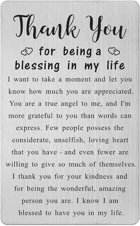 Amazon.com : TGCNQ Christmas Gifts for Women - Thank You for Being a Friend Gifts - Employee Appreciation Card - Thank You Gifts - Valentine's Day : Office Products Thanks To You Quotes, Thanks Friend Quotes, Thankful Paragraph For Friends, Wishes For A Friend, For A Friend, Appreciation Card For Boyfriend, A Message To A Friend, Thank You Letters For Friends, Thanks To Friends Quotes