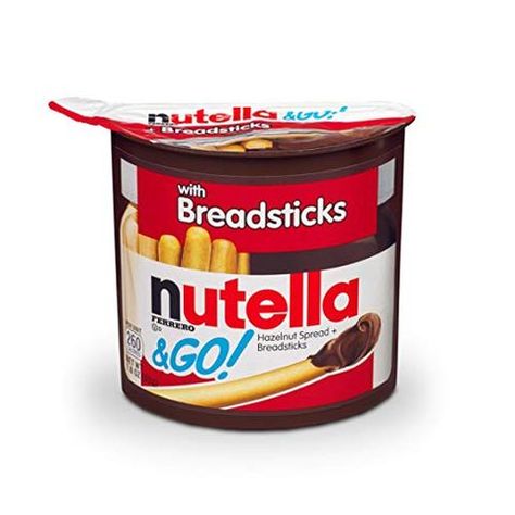 Nutella Breadsticks, Best Road Trip Snacks, Nutella Snacks, Bulk Snacks, Nutella Go, Road Trip Snacks, Travel Snacks, Sandwich Spread, Chocolate Hazelnut Spread