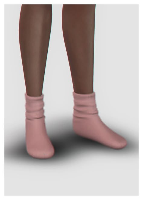 Fluffy Socks - Create a Sim - The Sims 4 - CurseForge Black Simmer, Cc Shoes, Sims 4 Cc Shoes, Sims 4 Cc Makeup, Ruffled Socks, Tumblr Sims 4, Free Sims, Slouch Socks, Fluffy Socks