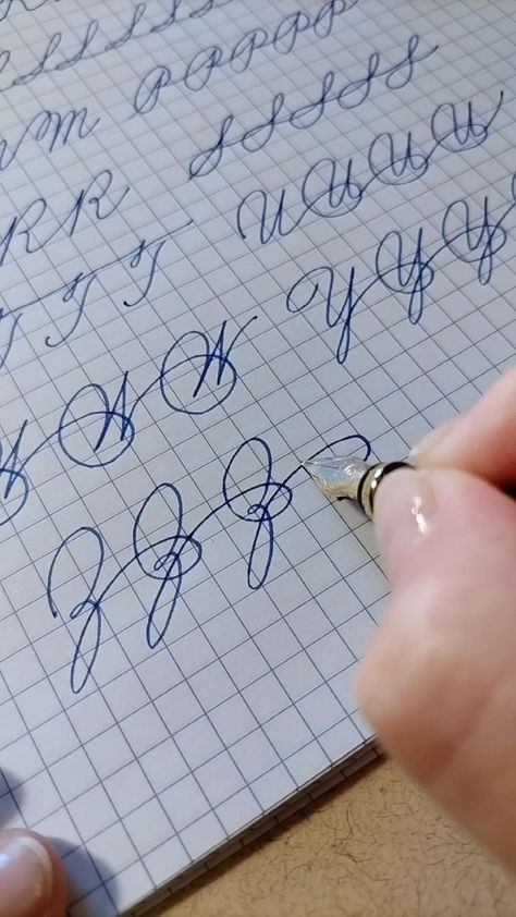 cursive handwriting practice How To Practice Cursive Writing, Cursive Handwriting Practice Worksheets Letter Formation, Cursive Alphabet Handwriting Practice, How To Write In Calligraphy, Slogan Fonts, Letter F Calligraphy, Cursive Handwriting Aesthetic, Fountain Pen Handwriting, Alphabet Letters Fonts