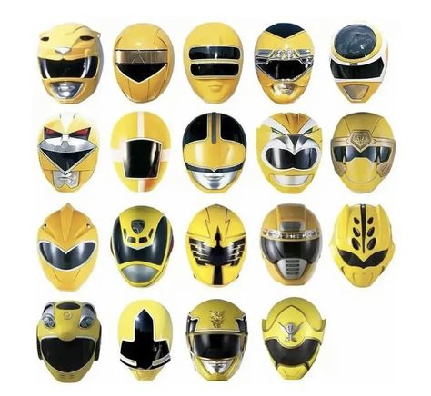 Power Ranger Helmet, Yellow Power Ranger, Power Rangers Poster, Power Rangers Helmet, Power Rangers Wild Force, Yellow Ranger, Power Rangers Dino Charge, Power Rangers Fan Art, Power Rangers Samurai