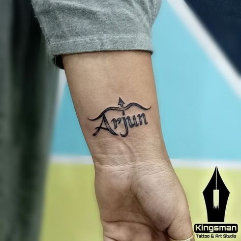 Arjun Name Tattoo, Name Tattoo, Tattoo Tattoo, A Tattoo, Pencil Sketch, Temporary Tattoo, Tattoo Art, Art Studio, Sketch