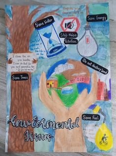 Poster on environmental issues/ Save earth Environmental Issues Poster, Environment Issues, Save Fuel, Save Trees, Poster Ideas, Environmental Issues, Save Earth, Me Clean, Pollution