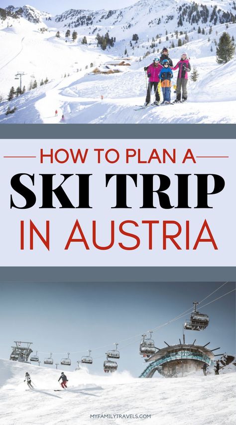 Are you a fan of winter sports like skiing? Then the Alps in Austria should be on your bucketlist! It's a premier ski destination. Now is a great time to plan for a future  ski trip. Our helpful guide will tell you the best locations and more. #skiingholiday #europeanvacation #Austria #travel Austria Alps Winter, Skiing In Austria, Austria Skiing, Winter Switzerland, Ski Austria, Action Board, Family Ski Trip, Europe 2024, Snow Activities