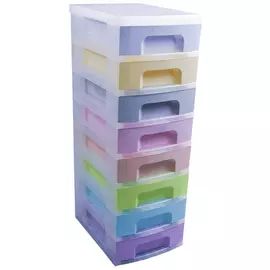 Drawer Tower, Plastic Drawer, Work Supplies, Colorful Storage, Get Organised, Plastic Drawers, Storage Towers, Storage Units, Drawer Unit