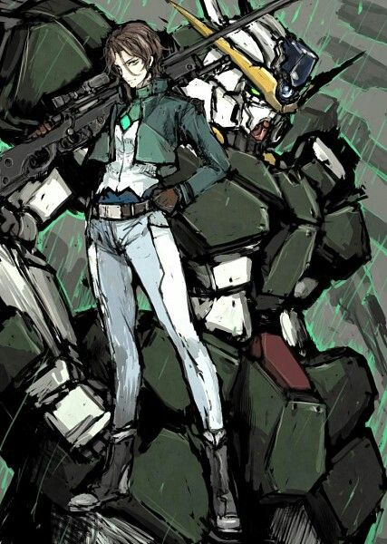 Lockon Stratos Mobile Suit Gundam Art, Lockon Stratos, Gundam Lfrith Thorn, Gundam Unicorn Wallpapers, Gundam Oo, Mobile Suit Gundam Wing, Gundam Iron Blooded Orphans, Mobile Suit Gundam 00, Gundam 00