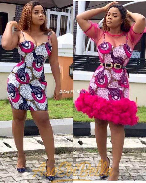 80 Edition Of #Ebfablook - Aso Ebi Lace And African Print Outfits To Look Super Gorgeous - Emmanuel's Blog Ankara Dress Designs, African Lace Styles, Ankara Gowns, Best African Dresses, Short African Dresses, African Fashion Skirts, Ankara Fashion, Ankara Gown Styles, African Wear Dresses