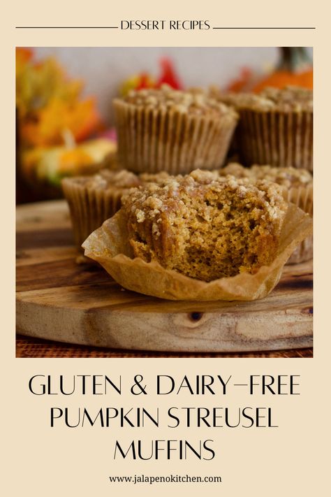 Enjoy these Gluten & Dairy-Free Pumpkin Streusel Muffins, a cozy fall treat that’s easy to make and allergen-friendly! Perfect for any occasion Gluten And Dairy Free Pumpkin Muffins, Dairy Free Pumpkin Muffins, Pumpkin Streusel, Pumpkin Streusel Muffins, Gluten Free Pumpkin Muffins, Pumpkin Crunch, Dairy Free Pumpkin, Streusel Muffins, Dairy Free Cream