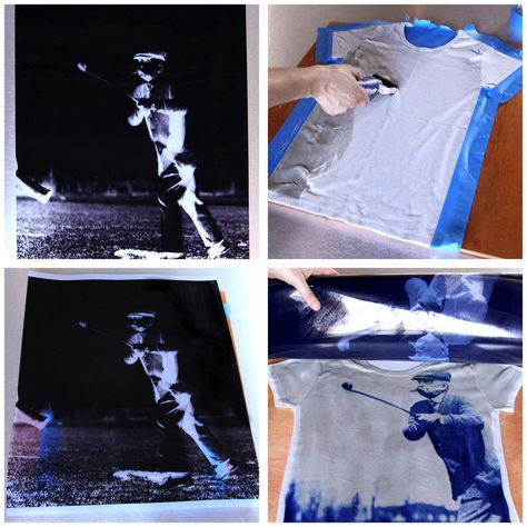 Make Giant Negatives to Photographically Print T Shirts #fashion #Inkodye #lumi… Sun Prints, Craft Photography, Blue Prints, Giant Art, Experimental Photography, Easy Doodle Art, Crafty Gifts, Eco Printing, Diy Photography