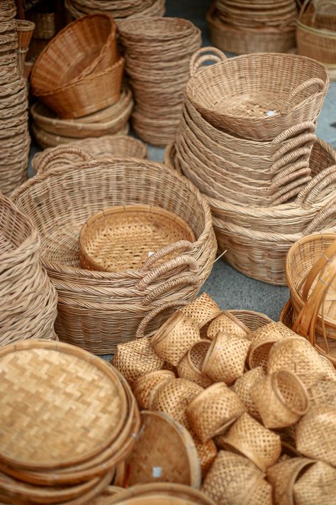 Organizing Clutter, Handmade Clay Pots, Crockery Design, Bamboo Art, Bamboo Crafts, Wedding Crafts Diy, Kitchen Pantry Design, Bamboo Basket, Pantry Design