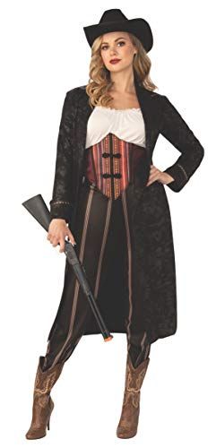 Rubie's Women's Opus Collection Wild West Adult Cowgirl Costume Western Costume, Dress Up Halloween, Western Costumes, Fancy Dress Up, Cowgirl Costume, Halloween Crafts Decorations, Faux Leather Coat, Costume Shoes, Up Halloween