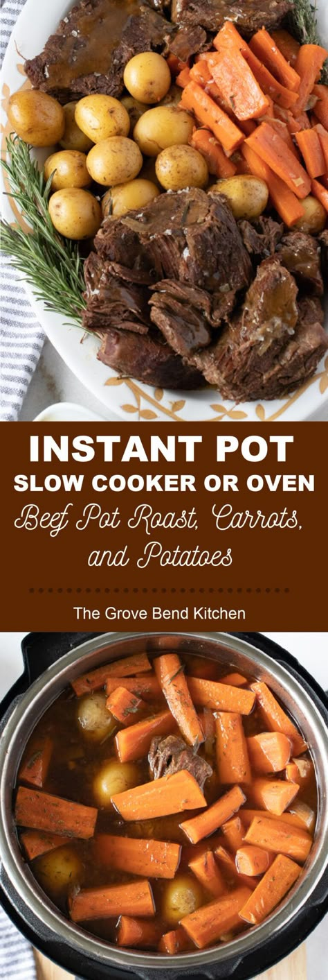 Instant Pot Roast, Buttery Potatoes, Instant Pot Pot Roast, Best Pot Roast, Pot Roast Recipe, Beef Pot Roast, Beef Stew Crockpot, Instant Pot Meals, Pot Roast Recipes