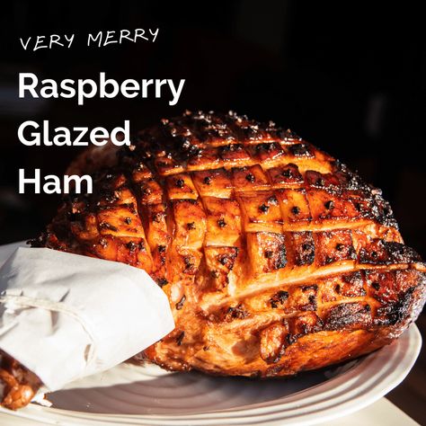 VERY MERRY Raspberry Glazed Ham (AIP/Paleo) – joannafrankham.com Raspberry Glaze, Ham Bone Soup, Mince Pies Christmas, Ham Glaze Recipe, Glazed Ham, Ham Salad, Ham Glaze, Aip Paleo, Aip Recipes