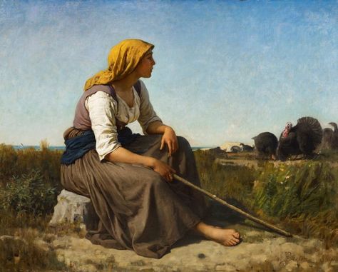 Jules Breton, Tableau Art, Classical Art, Painting Reproductions, Art References, French Art, Landscape Painting, Portrait Art, Impressionism