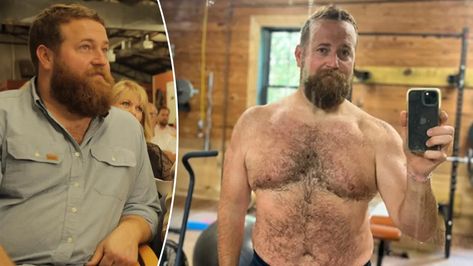 HGTV star Ben Napier shows off massive weight loss transformation on 40th birthday | Fox News Ben Napier, Erin Napier, Fit Physique, Shoulder Brace, Hgtv Star, Hgtv Shows, Shoulder Surgery, Rotator Cuff, Heart Drawing