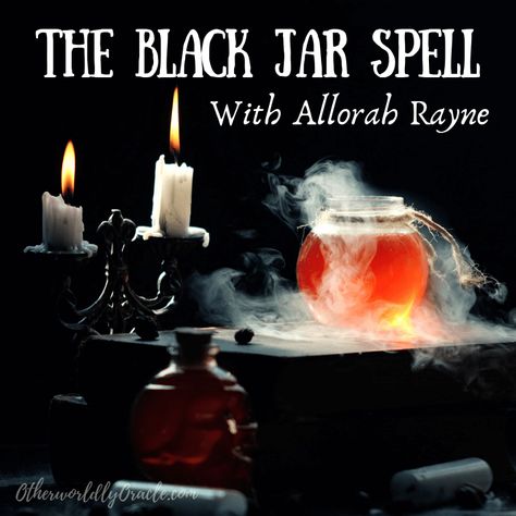 Hoodoo Jar Spells: The Black Jar for Cleansing, Banishing & More Spell Bags, Hoodoo Rootwork, Magick Oil, Witches Jar, Spelling Online, Spell Bottles, Hoodoo Magic, Hoodoo Conjure, Hoodoo Spells