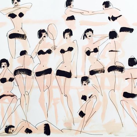 Art References Photography, References Photography, Donald Drawbertson, Create Illustration, Random Prints, Fashion Illustration Design, Donald Robertson, Chick Flick, Pearl Art