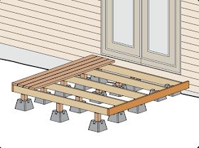 Joe's Deck Plans: How To Build a Rectangular Deck (FREE) Building A Floating Deck, Shed Floor, Floating Deck, Wooden Deck, Window Seats, Deck Plans, Diy Deck, Building A Shed, Building A Deck