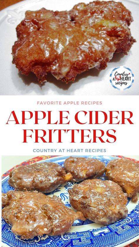 Apple Cider Desserts, Apple Recipes With Puff Pastry, Apple Cider Uses, Cider Donuts Recipe, Apple Cider Donuts Recipe, Breakfast Desserts, German Food Authentic, Sweet Glaze, Heart Recipes