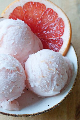 Made From Scratch Recipes, Grapefruit Sorbet, Granitas, From Scratch Recipes, Sorbet Ice Cream, Scratch Recipes, Sorbet Recipes, Summer Meal, Cold Treats