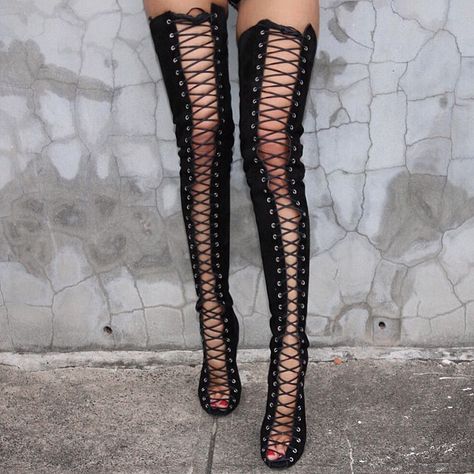 Tony bianco arietta lace up boots. Gladiator Boots, Gladiator High Heels, Thigh High Heels, Gladiator Shoes, Lace Up High Heels, Thigh High Boots Heels, Gladiator Heels, High Heel Boots Ankle, Black High Heels