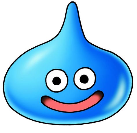 Slime - Characters & Art - Dragon Quest V: Hand of the Heavenly Bride Dragon Quest Slime, Dragon Quest Monsters, Slime Monster, Japanese Names, Dragon Quest, Square Enix, The Dragon, Slime, Game Art