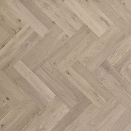 Mannington Latitude Park City Oak 0.5" Thick x 7.5" Wide x 37.5" Length Engineered Hardwood Flooring | Wayfair Oak Herringbone Floor Kitchen, Herringbone Wood Floor, Minimal Kitchen, Herringbone Floor, Mountain Getaway, H Design, Engineered Hardwood Flooring, New York Apartment, Wood Surface