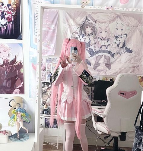 Sakura Miku Cosplay, Sakura Miku, Miku Cosplay, Vauxhall Insignia, Cute Cosplay, Madoka Magica, Kawaii Girl, Cosplay Outfits, Cosplay Anime