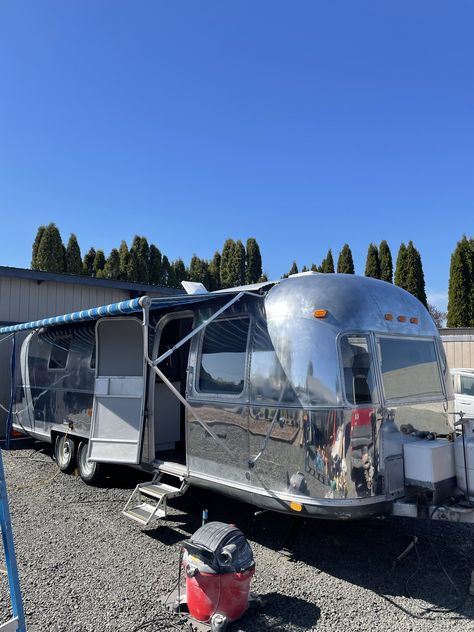 Airstream International, Propane Gas Fireplace, Rv Lots, Airstream Touring Coach, Airstream Sport, Airstream Basecamp Rei, On Demand Water Heater, 1975 Airstream Sovereign, Airstream Travel Trailers