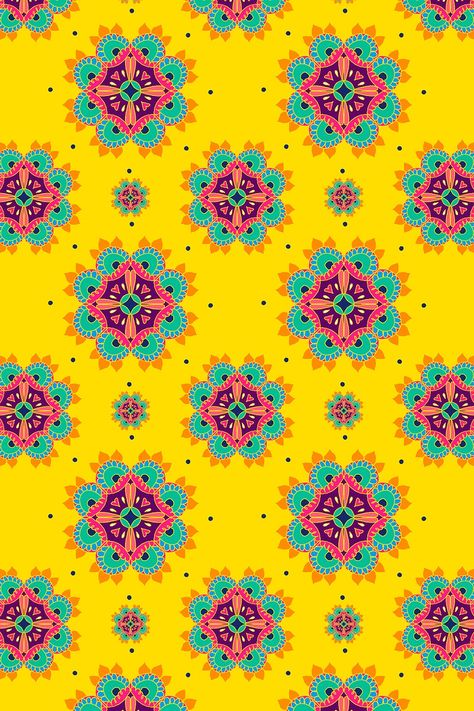 Diwali Indian mandala vector pattern background | free image by rawpixel.com / sasi Pattern Mandala, Indian Colours, Happy Diwali Images, Rangoli Patterns, Indian Mandala, Mandala Background, Diwali Images, Festival Background, Mandala Vector