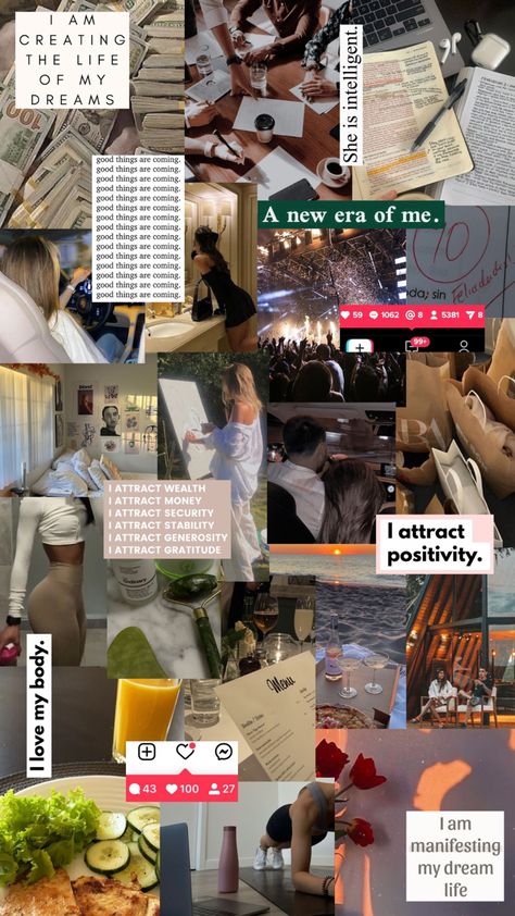 Vision Board Success, Vision Board 2023, My Vision Board, Vision Board Examples, Board Pictures, Digital Vision Board, Future Vision, Vision Board Pictures, A Vision Board