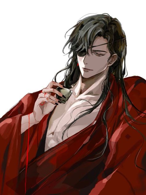 Famous Novels, Hua Cheng, Male Characters, Happy Tree Friends, Art Appreciation, Heaven's Official Blessing, Ancient Chinese, Boy Art, Handsome Anime Guys