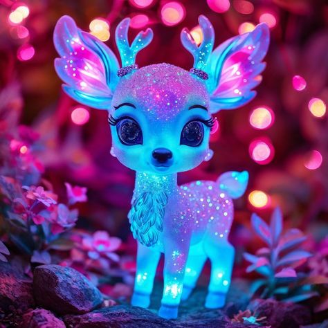 Chibi Fairy, Candy Garden, Fairy Glitter, Pink Graphics, Holiday Iphone Wallpaper, Miniature Candy, Butterfly Video, Neon Pastel, Fawn Deer