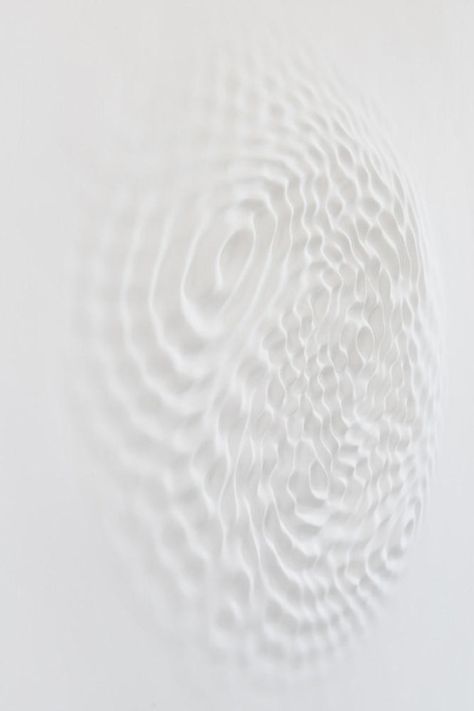 myampgoesto11:  Loris Cecchini: Wallwave Vibration part of Miart... Yacht Design, White Texture, Shades Of White, Find Beauty, White Photography, Textures Patterns, Installation Art, Textured Walls, Art Inspiration