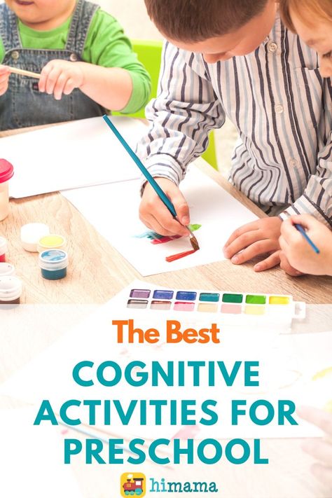 Fun and easy activities to Promote Preschool Cognitive Development! Preschoolers are eager to learn how the world works, and the best way for them to learn at this age is through play. #toddler #preschool Cognitive Development Activities, Cognitive Activities, Daycare Activities, Development Activities, Easy Activities, Cognitive Development, Free Activities, Early Childhood Education, Infant Activities