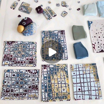 kate lee foley on Instagram: "Mokume gane, a 17th century Japanese metalworking technique adapted for polymer clay. Knowledge of colour theory and knowing when to stop are both very important in this technique. When you get that right, the results are incredible. Then, you need to decide what to do with the slices... 🤔  #colourpalette #expressivelines #mokumegane #montvilleartisanvillage #polymerclay #creativeprocess #jewellerydesign #handmadejewellery" Kate Lee, Colour Theory, Mokume Gane, Color Theory, 17th Century, Creative Process, Colour Palette, Metal Working, Polymer Clay