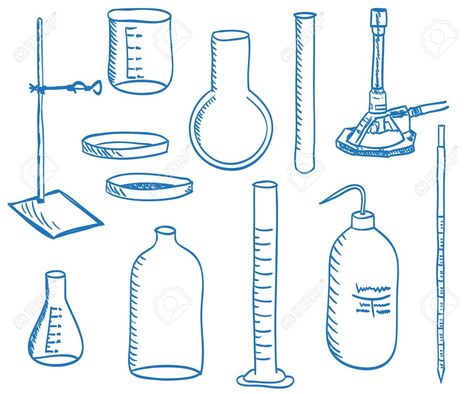 EQUIPMENT IN LABORATORY , For solids, Crucible, Pestle an... Science Apparatus, Laboratory Drawing, Chemistry Lab Equipment, Chemistry Laboratory, Science Images, Science Equipment, Science Laboratory, Scientific Experiment, Science Illustration