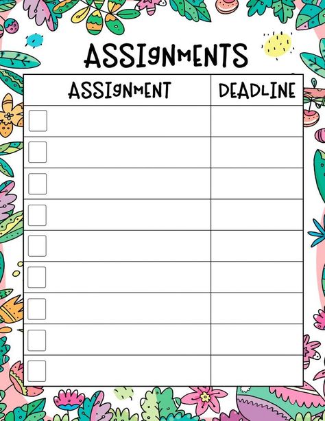 Student Stickers Printable, Weekly Planner For School, Diy School Planner, Free Student Planner, Back To School Planner, Study Helper, Assignment Planner, Homework Planner, Student Binders